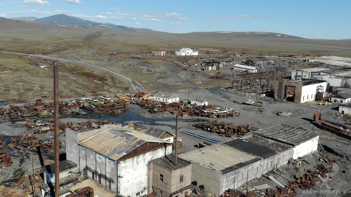 Посёлок Западный. Арктическая Чукотка.