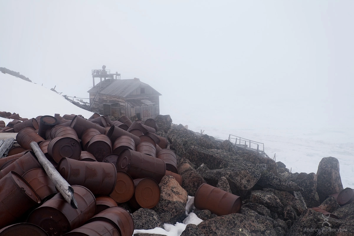 Полярная станция Туманная - самая северная точка материковой Чукотки. Восточно-сибирское море. Шелагский полуостров. Арктическая Чукотка.