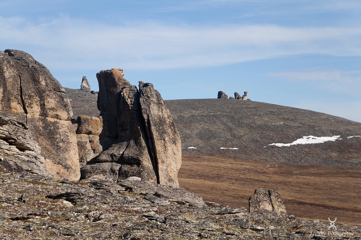 Кекуры, г.Кекурная. Арктическая Чукотка.