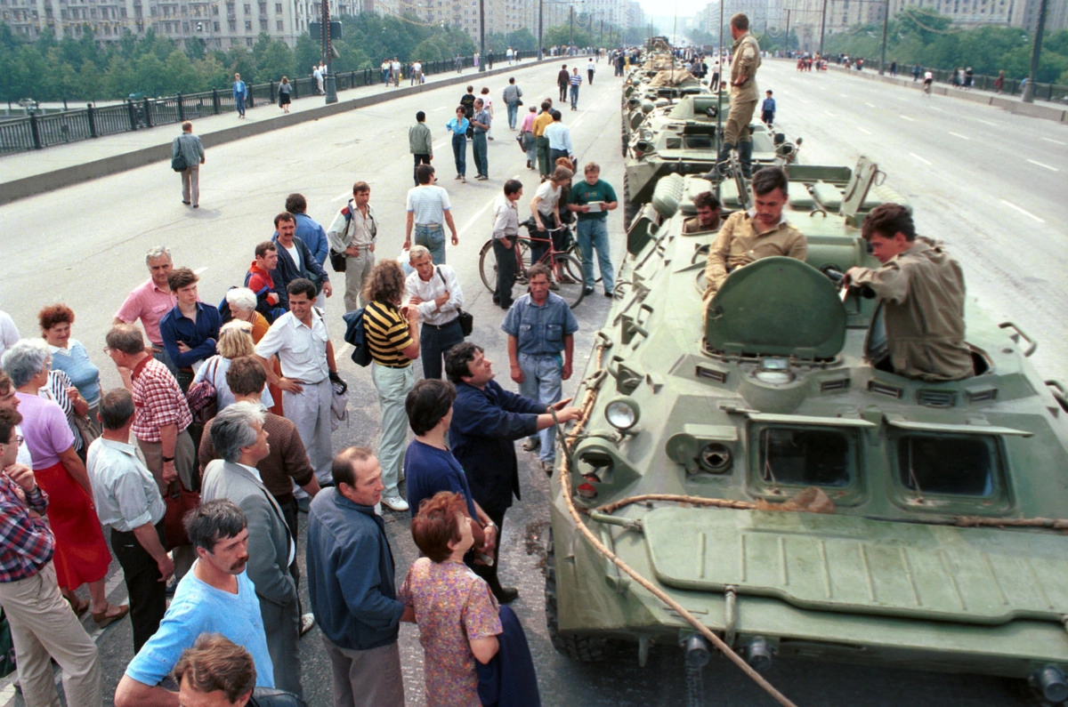 Москва, август 1991 года.