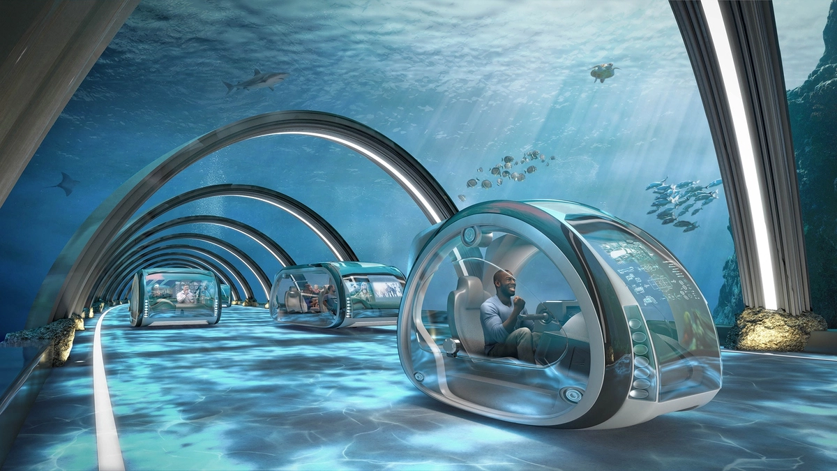 Подводный туннель для электромобилей
