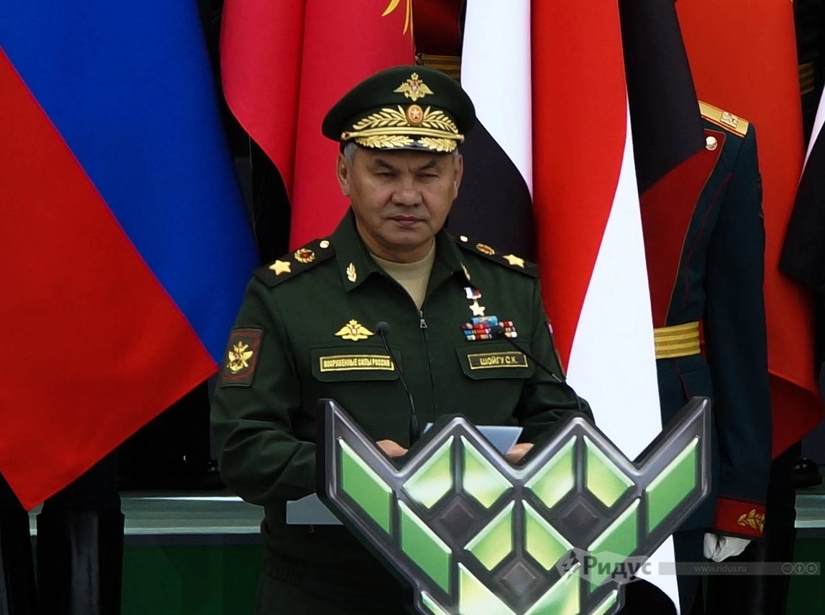 Министр обороны РФ Сергей Шойгу открывает Армейские международные игры 2019 Министр обороны РФ Сергей Шойгу открывает Армейские международные игры 2019