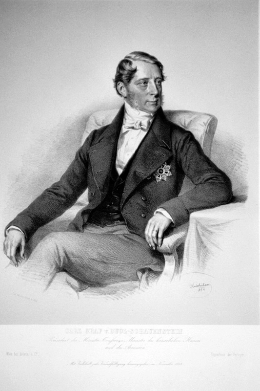 Министр-президент Австрии Карл Фердинанд фон Буоль-Шауенштейн.