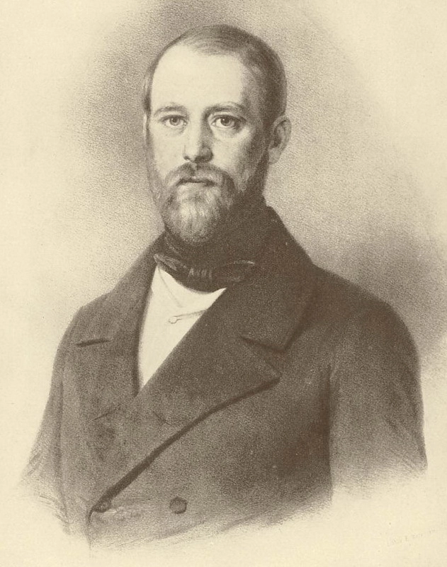 Отто фон Бисмарк в 1847 году.