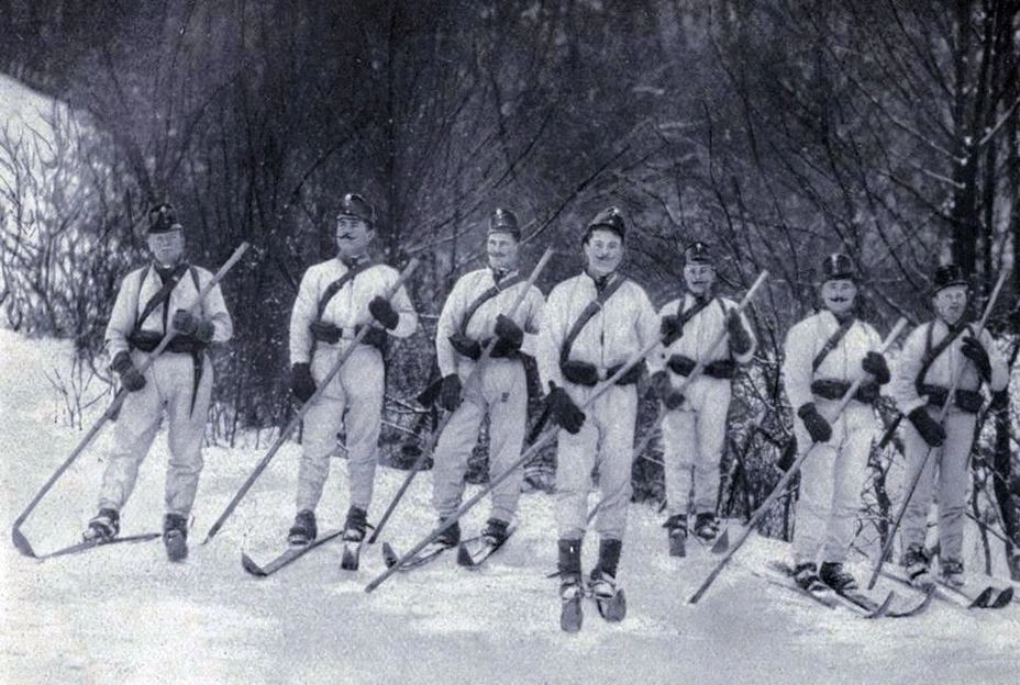 Немецкие горные стрелки, 1914 год.