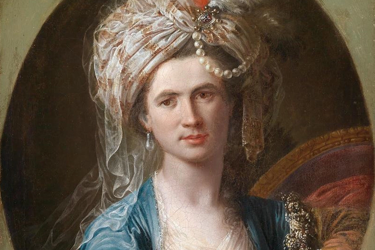 Предполагаемый портрет д’Эона в женском платье (ок. 1775)