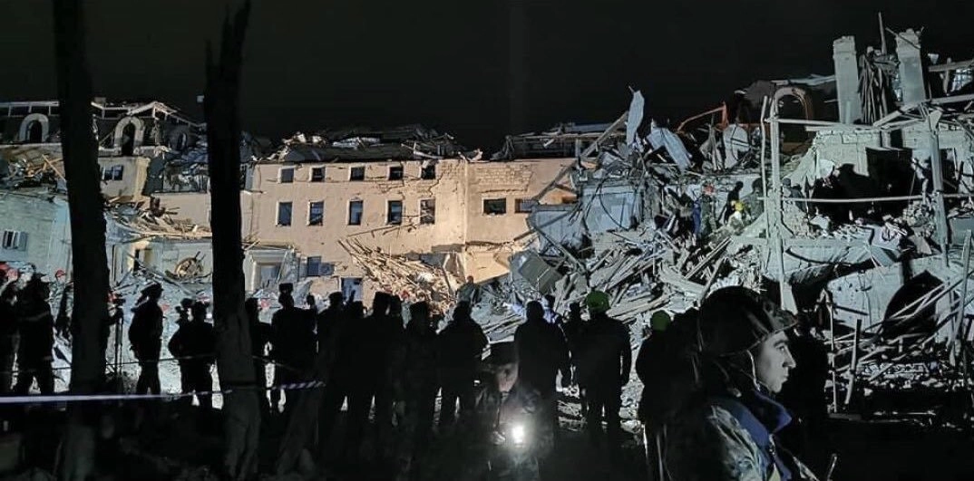 Разрушенный дом в Гяндже