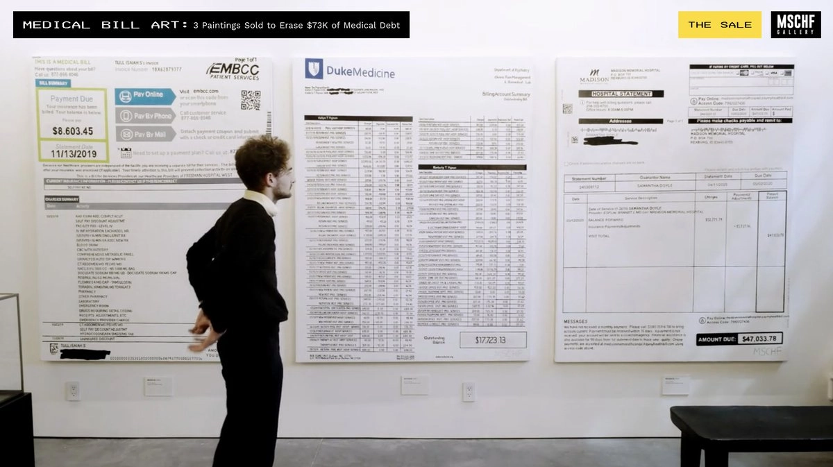 Счета за лечение, выставленные в Нью-Йорке