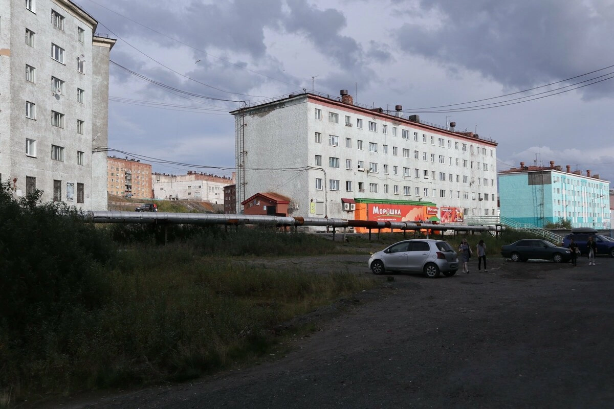 Если где-то и сохранилась растительность, то и она выглядит брутально.