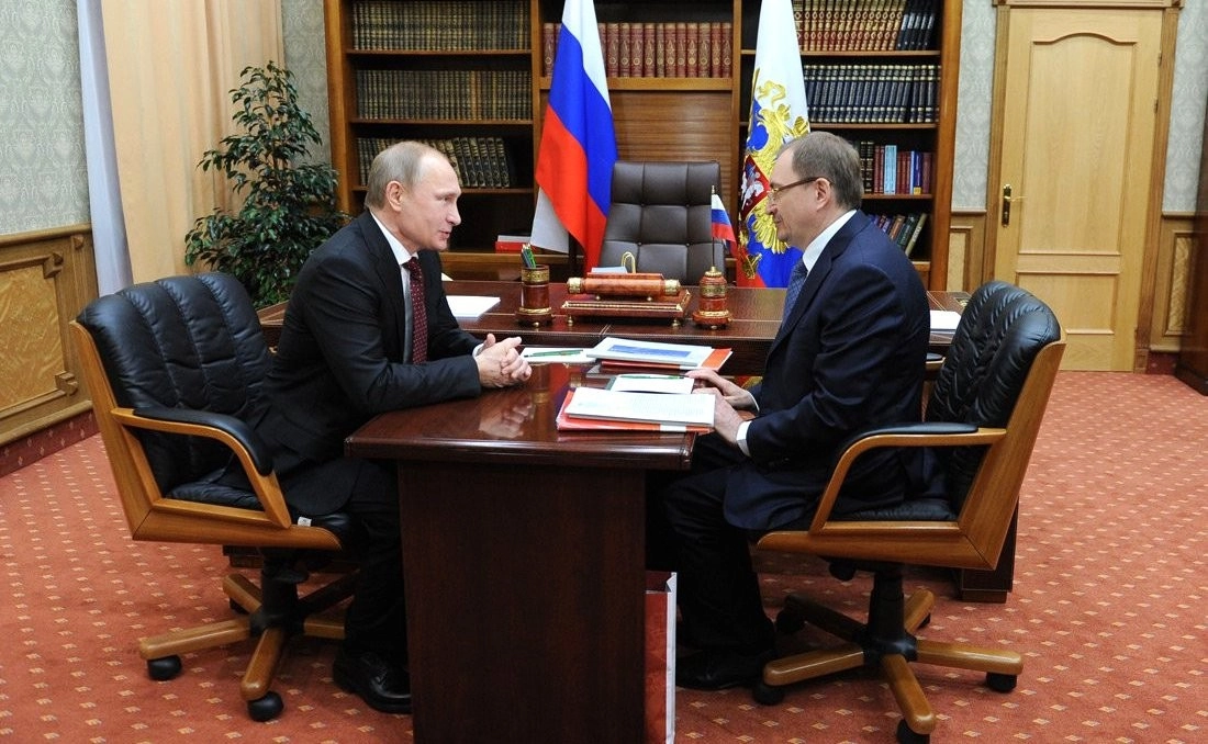 Владимир Путин и Николай Кропачев