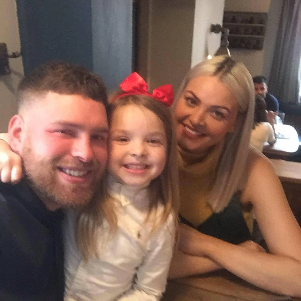 Кортни с семьей.