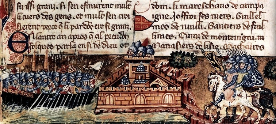 Прибытие крестоносцев к Константинополю в 1203 г.