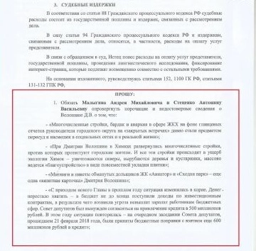 Иск Дмитрия Волошина