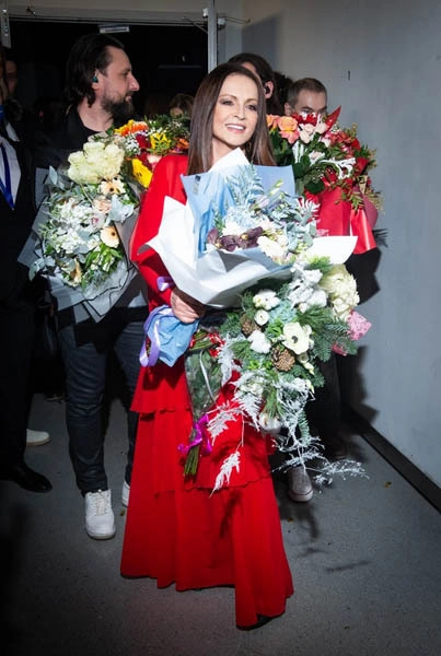 София Ротару на съемках концерта