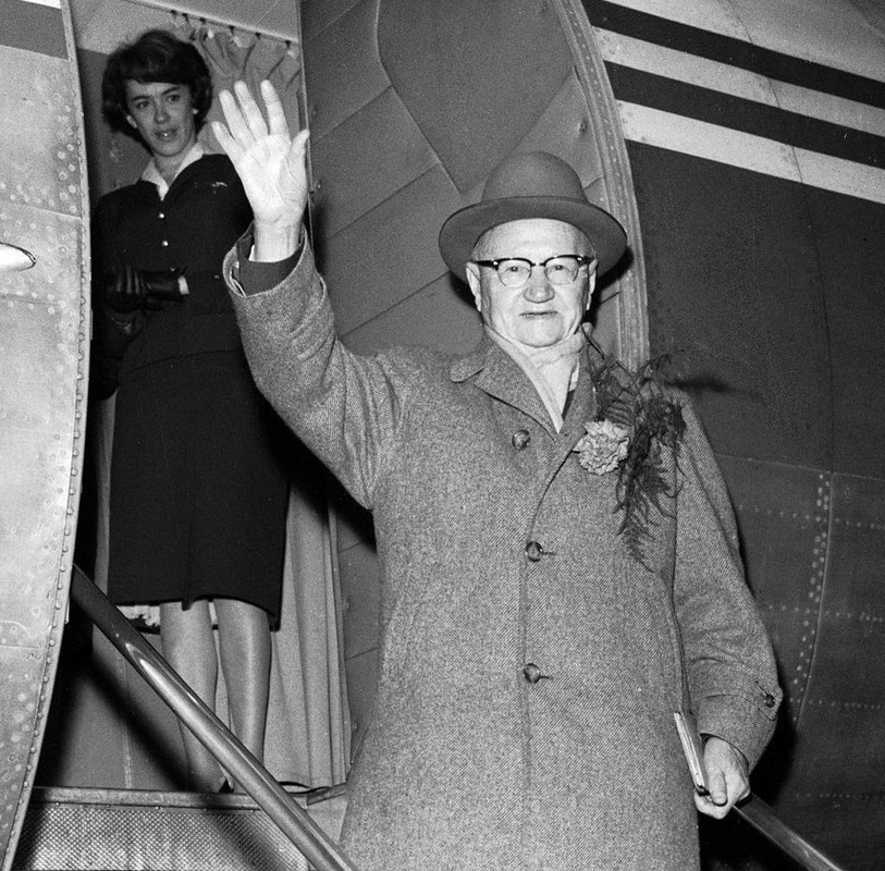 Оскари Токой в США, 1958 год. commons.wikimedia.org