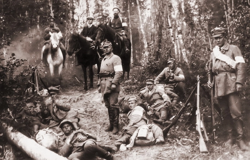 Финские добровольцы в Карелии, 1918 год. commons.wikimedia.org