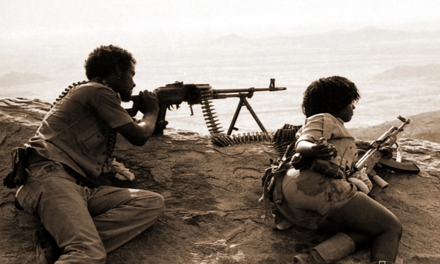 Бойцы Народного фронта освобождения Эритреи
