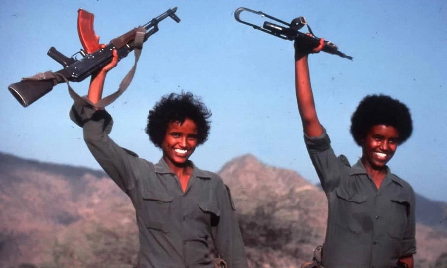 Среди эритрейских повстанцев было много женщин