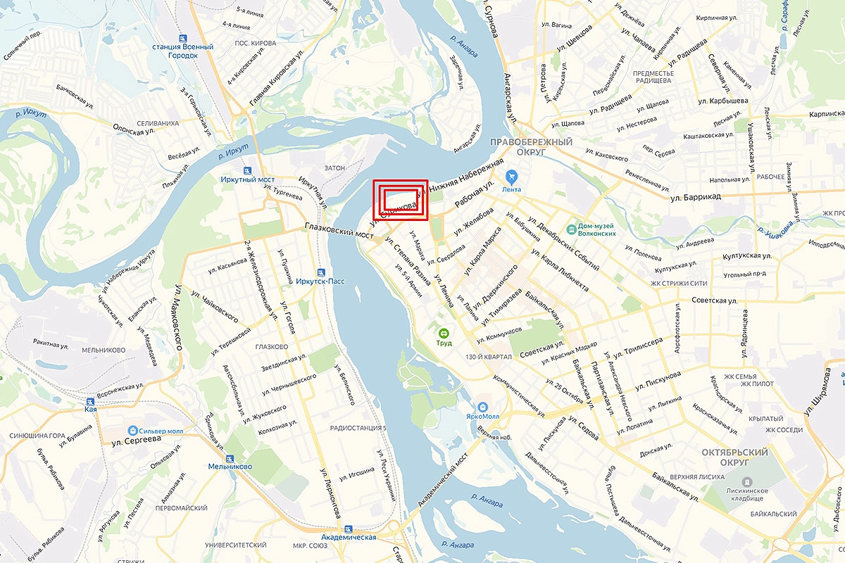 Место на карте, где собирались строить высотку Место на карте, где собирались строить высотку