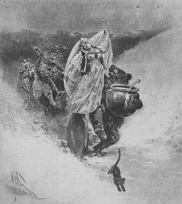 Козачинский Ф.С. Шествие широкой масленицы. Журнал «Всемирная иллюстрация (1895)