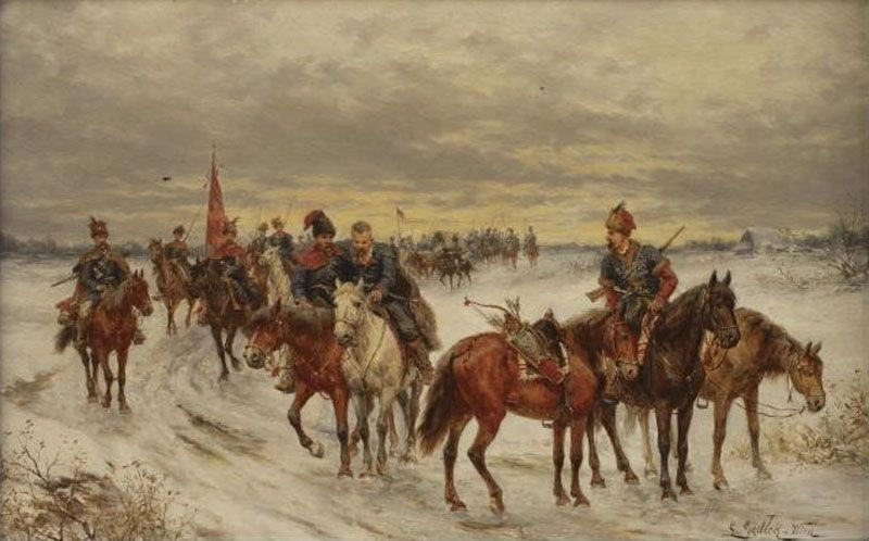 Казаки. Художник Людвиг Гедлек. Казаки. Художник Людвиг Гедлек.