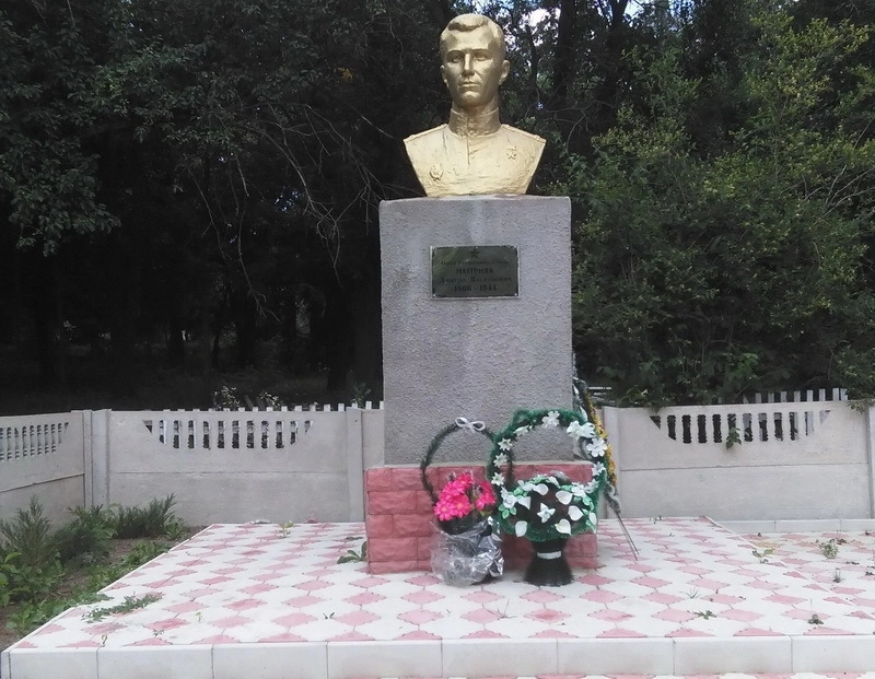 Памятник Дмитрию Васильевичу Нагирняку на его родине — в селе Жолобы Винницкой области, где в его честь названа улица. Фото А. Танцюры. Из коллекции автора