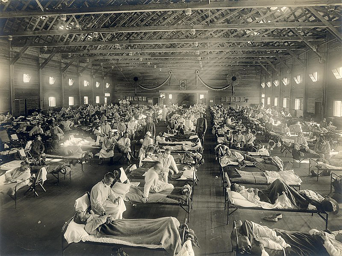 Больница во время эпидемии 