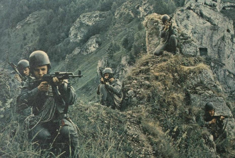 Заметное место в обучении польских десантников занимала горная подготовка Żołnierz Polski