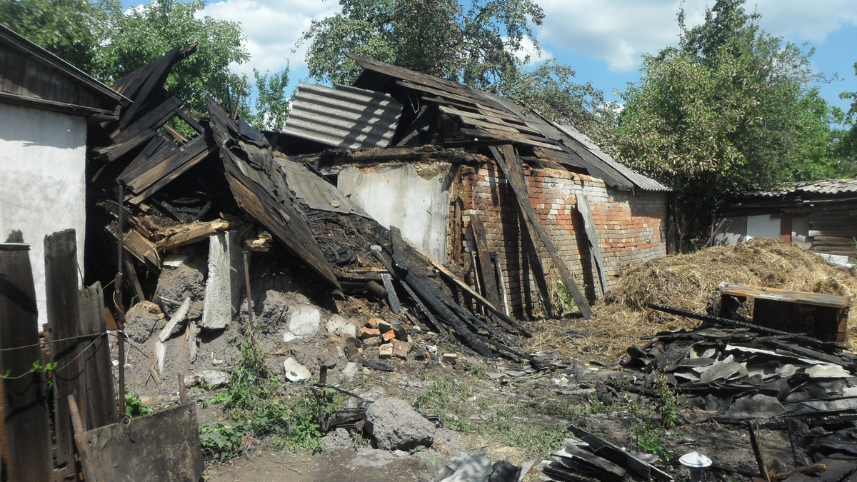 От жилища не осталось ничего