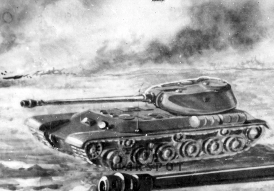 Проект глубокой модернизации ИС-2, март 1944 год