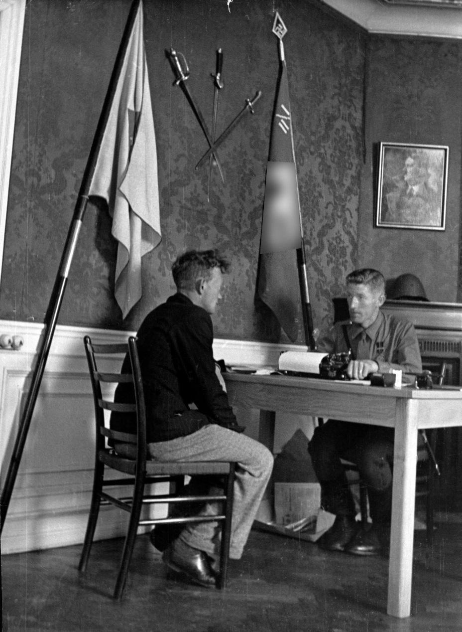 Вербовочный пункт «Датского легиона» folkedrab.dk