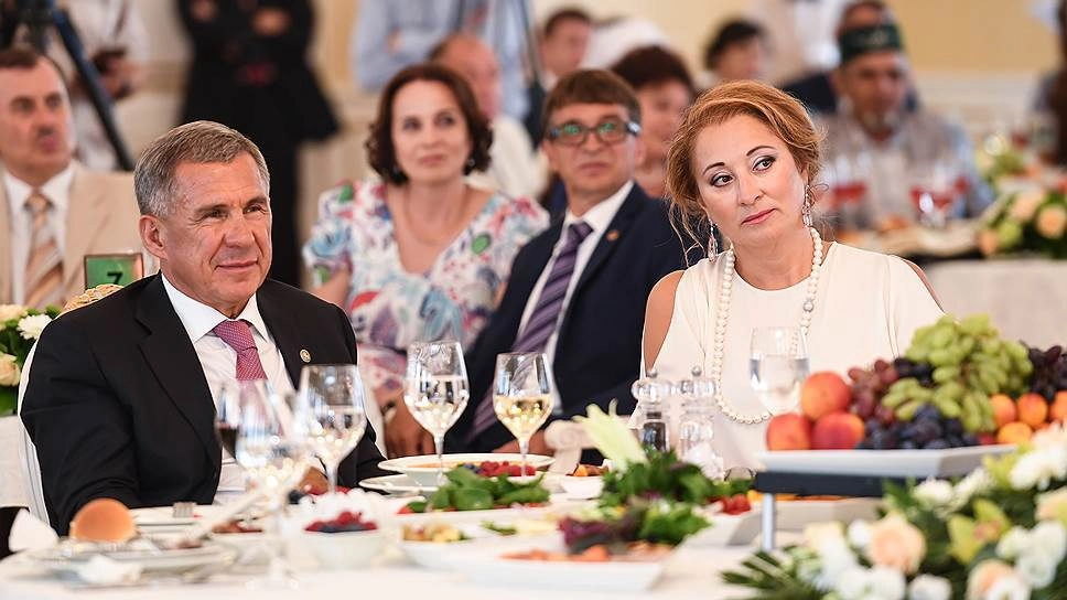 Рустама Минниханов и Гульсина Минниханова.