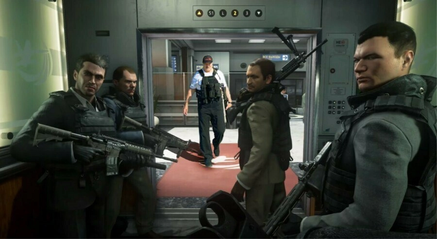 Известный кадр из скандальной игры Call of Duty