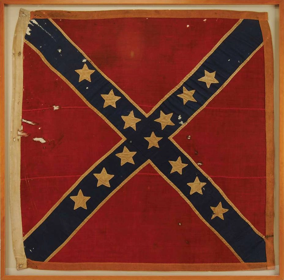 Боевой флаг Конфедерации, в наши дни более известный как «флаг повстанцев» («rebel flag»)