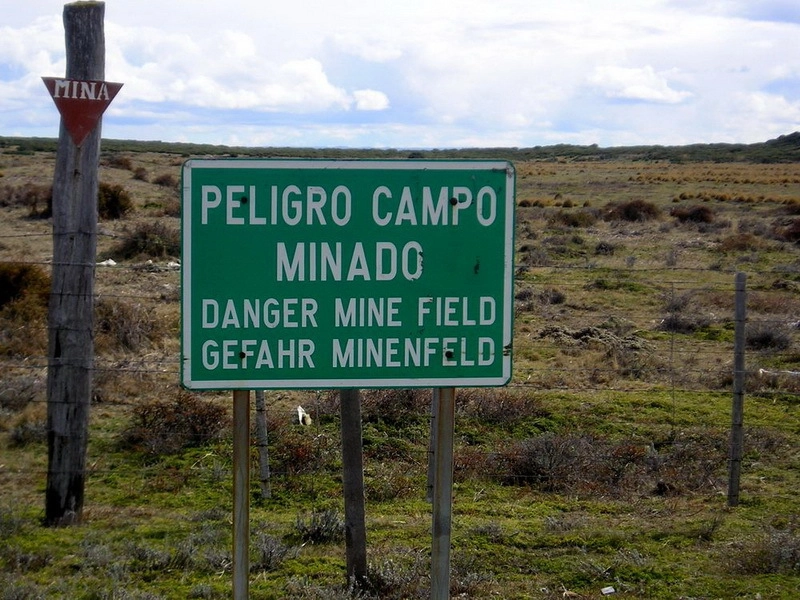 Чилийское минное поле на Огненной земле, 2006 год. wikimedia.org
