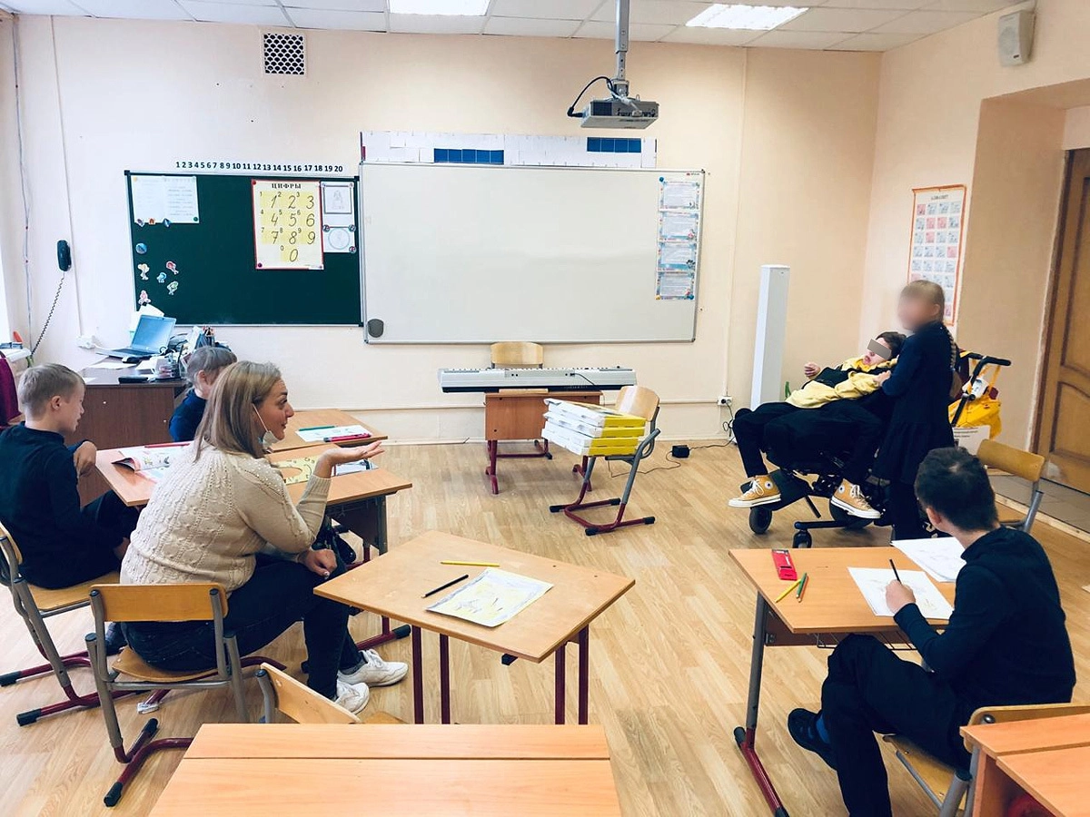 Коля в школе