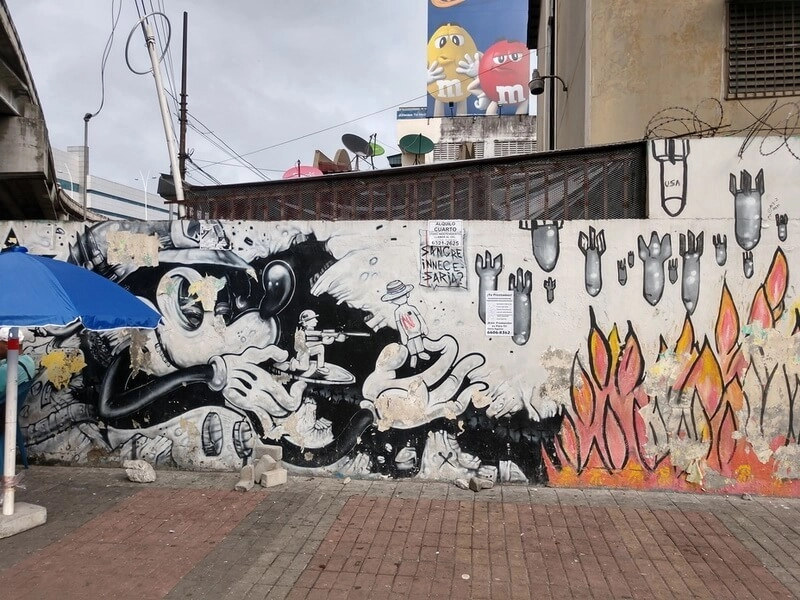 Граффити на одной из панамских улиц. commons.wikimedia.org