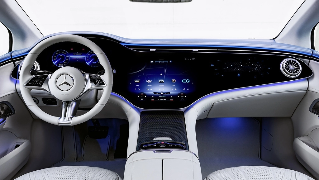Передняя панель Mercedes-Benz EQE Передняя панель Mercedes-Benz EQE