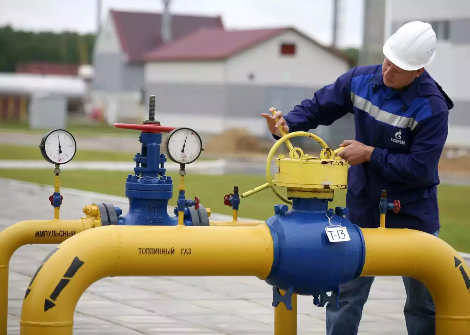 Работа Касимовского подземного хранилища газа компании «Газпром»  