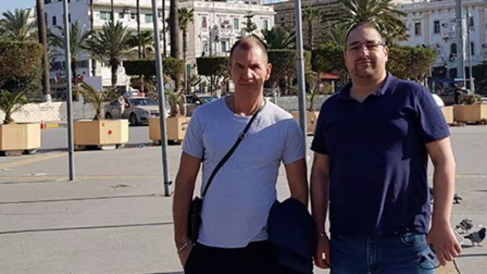 Максим Шугалей и Самер Суэйфан, фото до Ливии