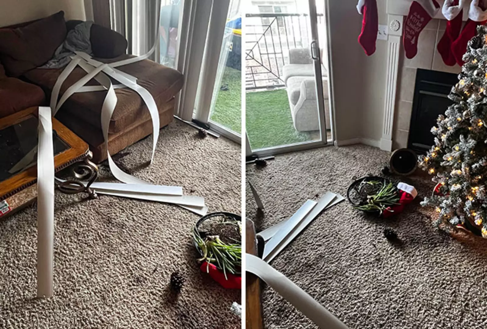 Когда приглашаешь на вечеринку в честь Нового года всего двоих друзей, ожидается, что все пройдет тихо. Но теперь, похоже, там будет нужен ремонт. Когда приглашаешь на вечеринку в честь Нового года всего двоих друзей, ожидается, что все пройдет тихо. Но теперь, похоже, там будет нужен ремонт.