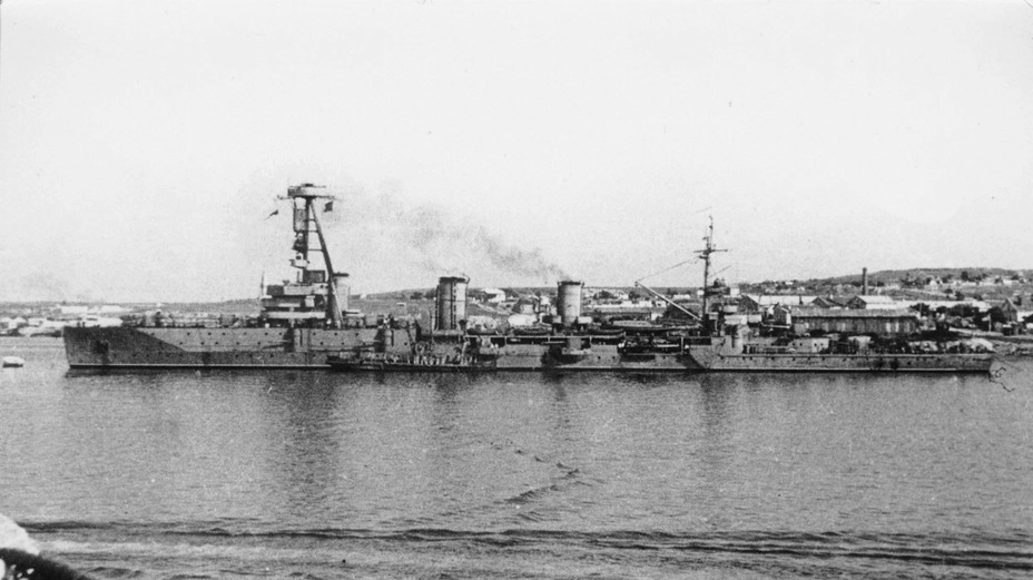 Крейсер «Красный Крым» в Севастополе 