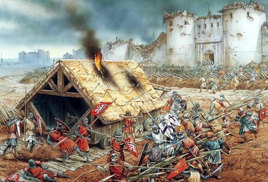Альбигойские войны. Осада Тулузы в 1218 году
