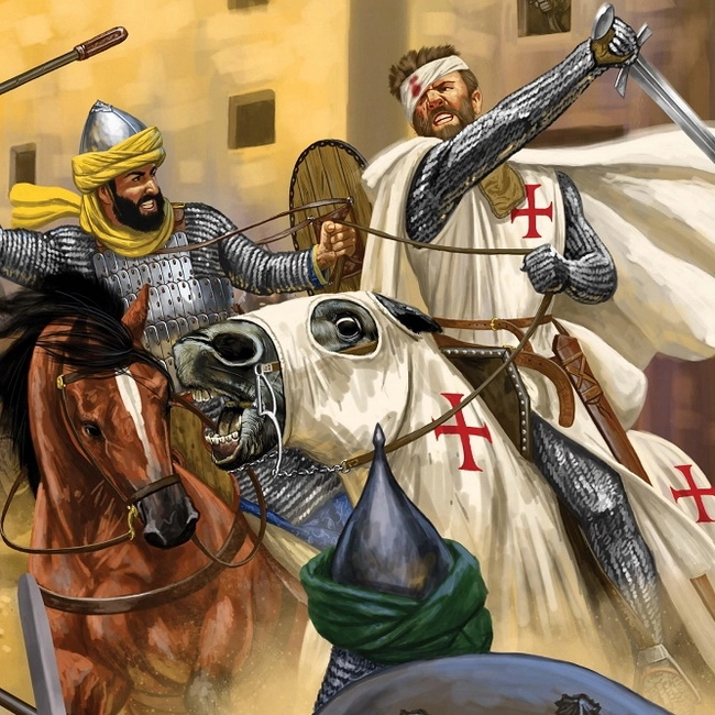 Сражение на улицах Мансуры 8 февраля 1250 года