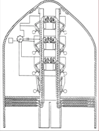 Взрыволёт конструкции Станислава Улама и Корнелиуса Эверетта, 1959 год. Архивная иллюстрация из коллекции Скотта Лоузера 