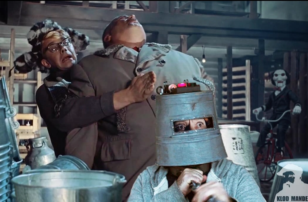 Пила устраивает правосудие над ворами. Пила устраивает правосудие над ворами.