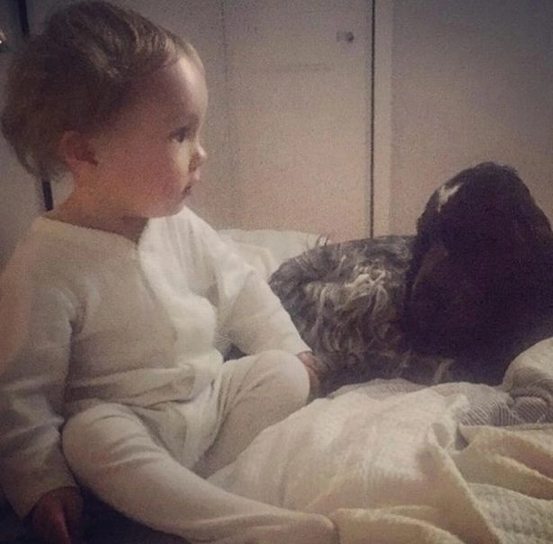 Беа и ее лохматый лучший друг.