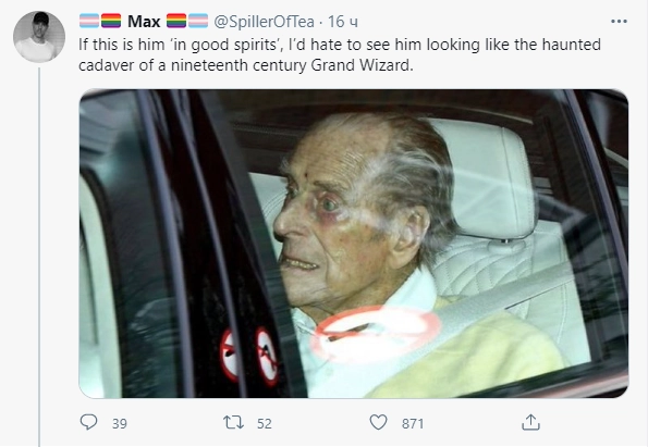 Если он так выглядит в «хорошем настроении», то я не хотел бы видеть его в роли трупа, оживленного колдуном из 19 века. 