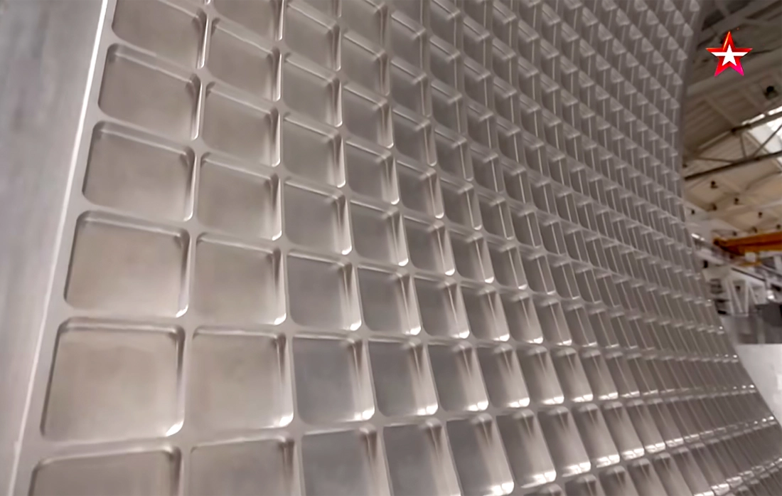 Вафельная структура стенок топливных баков ракеты «Ангара»