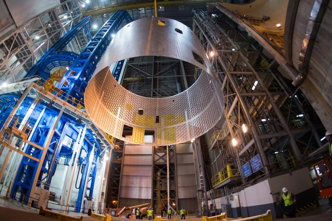 Элемент топливного бака ракеты SLS